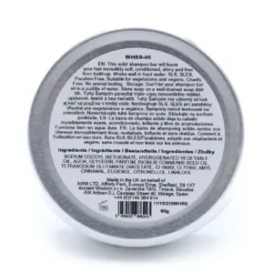 Wild Hare Solid Shampoo 60g – Cherry Bonbon | www.artisangoods.co.uk 3