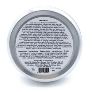 Wild Hare Solid Shampoo 60g – Orchid | www.artisangoods.co.uk 2