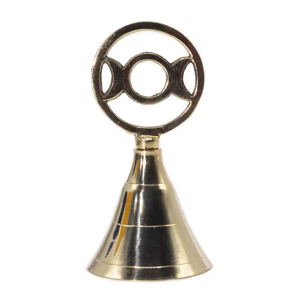 Altar Brass Bell – Three Moon | www.artisangoods.co.uk