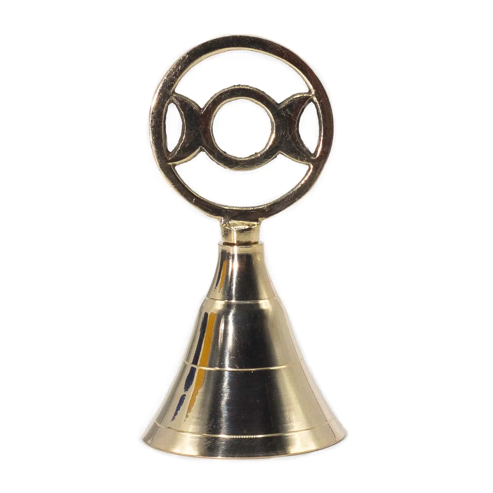 Altar Brass Bell – Three Moon | www.artisangoods.co.uk 2 Altar Brass Bell – Three Moon | www.artisangoods.co.uk 1