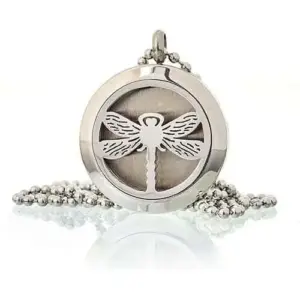 Aromatherapy Diffuser Necklace – Dragonfly 25mm | www.artisangoods.co.uk 3