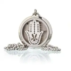 Aromatherapy Diffuser Necklace – Hand of Fatima 30mm | www.artisangoods.co.uk 5