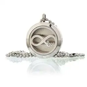 Aromatherapy Diffuser Necklace – Infinity Love 25mm | www.artisangoods.co.uk 3
