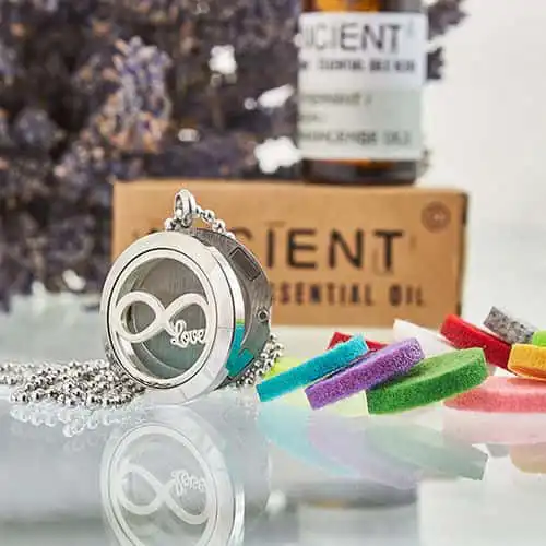 Aromatherapy Diffuser Necklace – Infinity Love 25mm | www.artisangoods.co.uk 3 Aromatherapy Diffuser Necklace – Infinity Love 25mm | www.artisangoods.co.uk 2