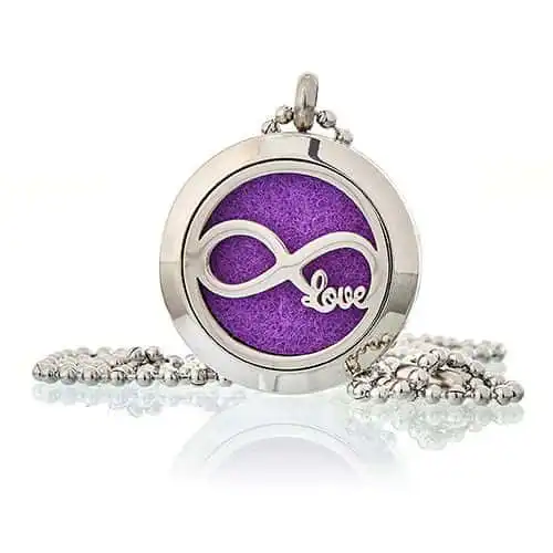 Aromatherapy Diffuser Necklace – Infinity Love 25mm | www.artisangoods.co.uk 2 Aromatherapy Diffuser Necklace – Infinity Love 25mm | www.artisangoods.co.uk 1