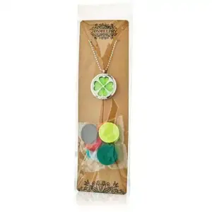 Aromatherapy Diffuser Necklace – Leaf 30mm | www.artisangoods.co.uk 3