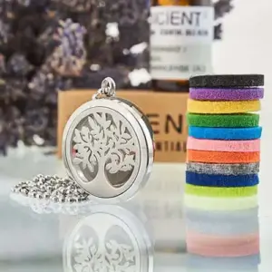 Aromatherapy Diffuser Necklace – Tree of Life 30mm | www.artisangoods.co.uk 2