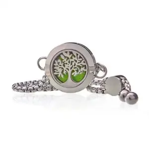 Aromatherapy Jewellery Chain Bracelet – Tree of Life – 20mm | www.artisangoods.co.uk 2
