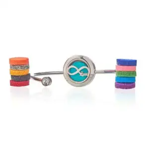 Aromatherapy Jewellery Crystal Bracelet – Infinite Love – 20mm | www.artisangoods.co.uk 3