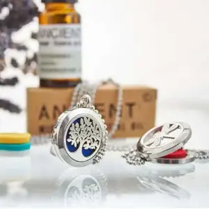 Aromatherapy Jewellery Necklace – OM Chakra – 30mm | www.artisangoods.co.uk 6
