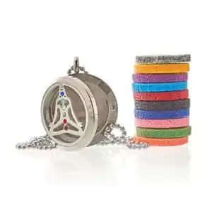 Aromatherapy Jewellery Necklace – Yoga Chakra – 30mm | www.artisangoods.co.uk 1