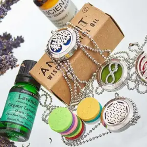 Aromatherapy Necklace Reusable Refill Pad – 20mm | www.artisangoods.co.uk 3