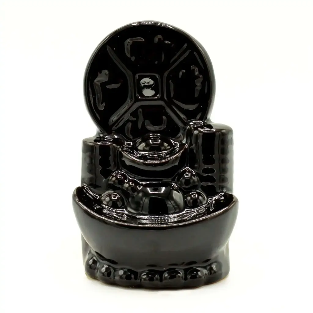 Backflow Incense Burner – Ancient Chinese Coin | www.artisangoods.co.uk