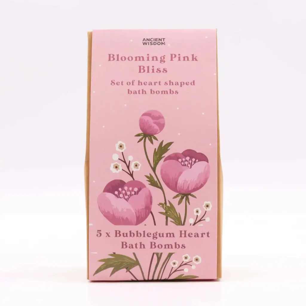 Blooming Pink Bliss Bath Heart Gift Set | www.artisangoods.co.uk