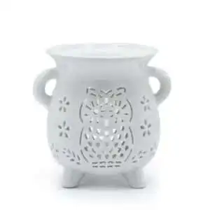 Caildren Oil Burner – Owl – White | www.artisangoods.co.uk 1