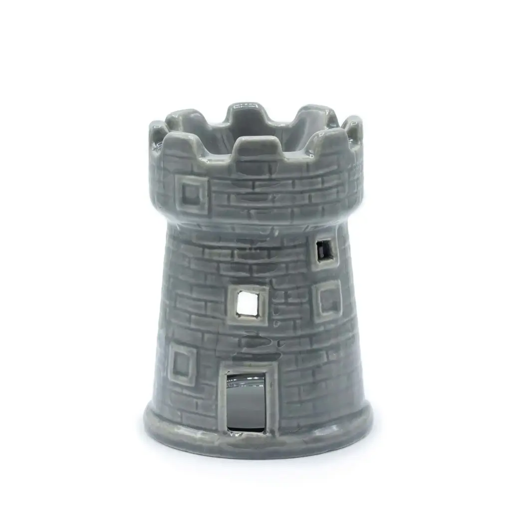 Castle Oil Burner – Grey | www.artisangoods.co.uk
