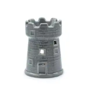 Castle Oil Burner – Grey | www.artisangoods.co.uk 1