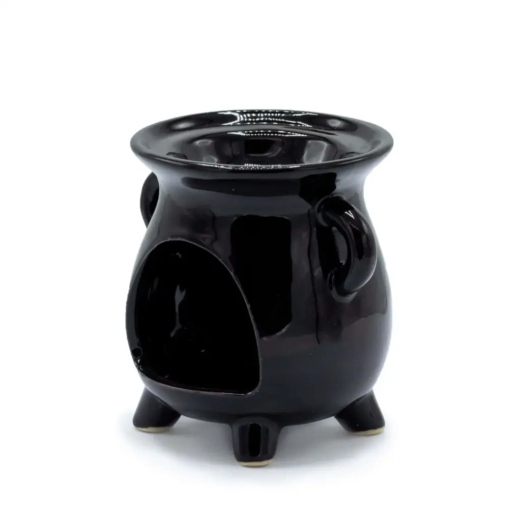 Cauldron Oil Burner – Tree of Life – Black | www.artisangoods.co.uk 2