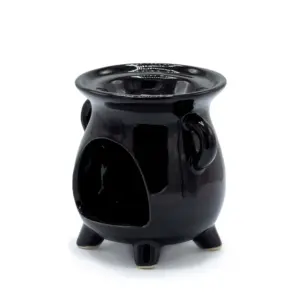 Cauldron Oil Burner – Tree of Life – Black | www.artisangoods.co.uk 2