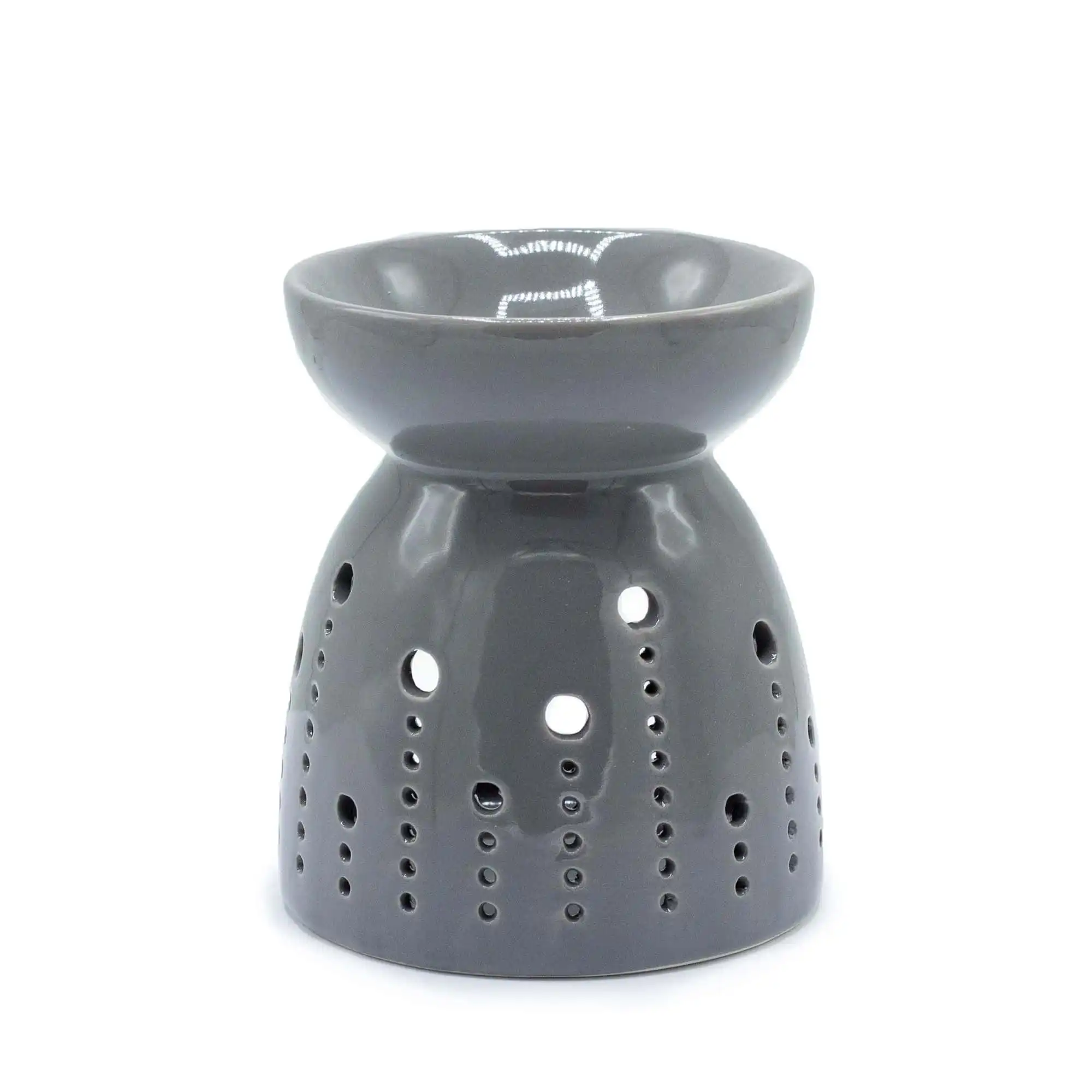 Classic Oil Burner – Bubbles Cutout – Grey | www.artisangoods.co.uk 2 Classic Oil Burner – Bubbles Cutout – Grey | www.artisangoods.co.uk 1
