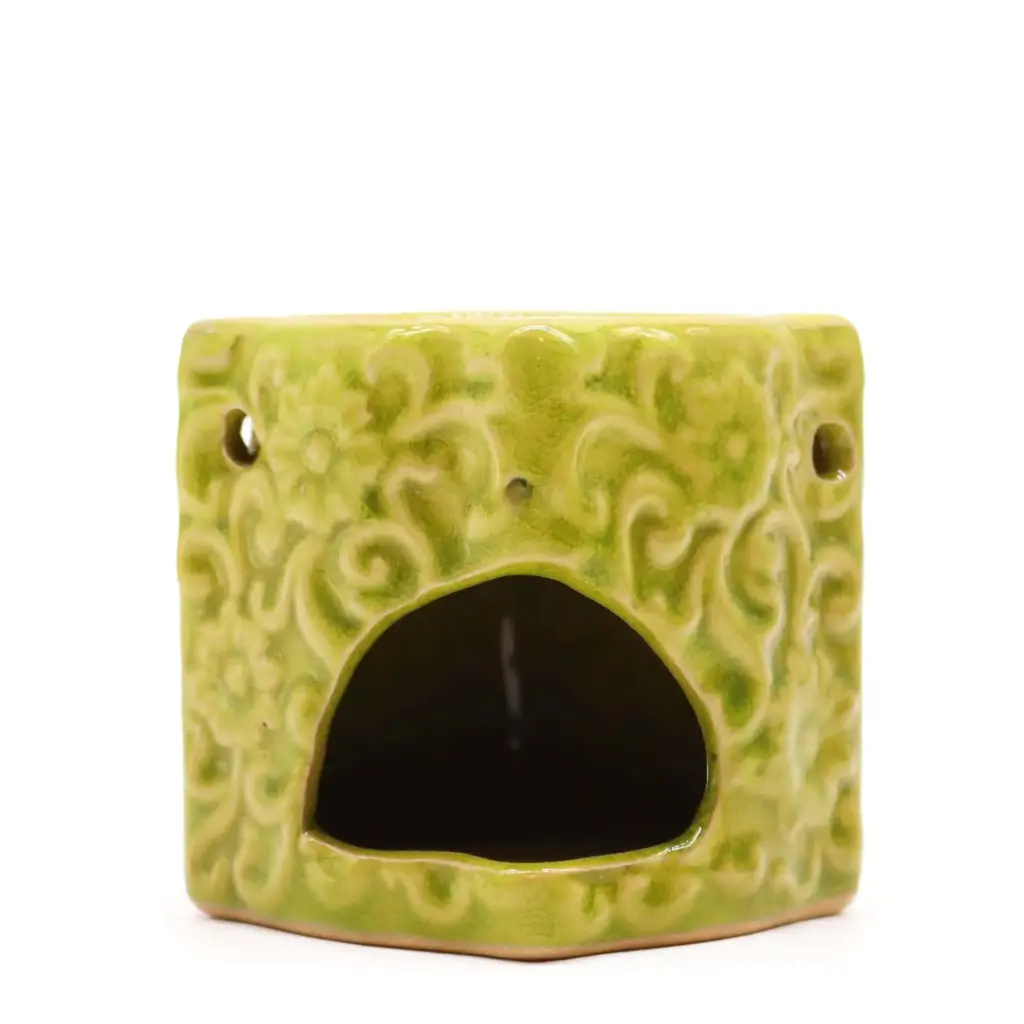Classic Small Square Floral Oil Burners (aast) | www.artisangoods.co.uk 3 Classic Small Square Floral Oil Burners (aast) | www.artisangoods.co.uk 3