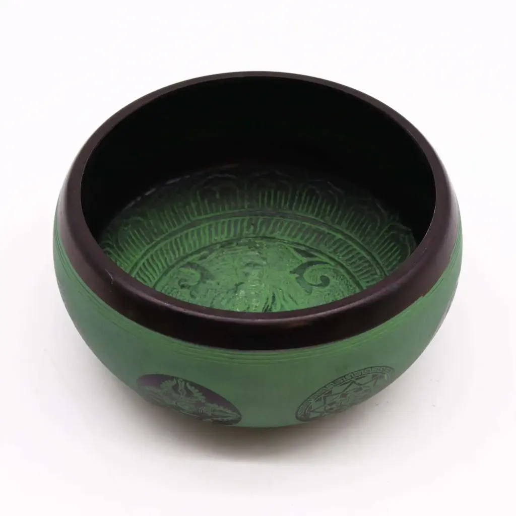 Earth Powder Singing Bowl – Mandala Buddha – 16cm | www.artisangoods.co.uk 2 Earth Powder Singing Bowl – Mandala Buddha – 16cm | www.artisangoods.co.uk 2