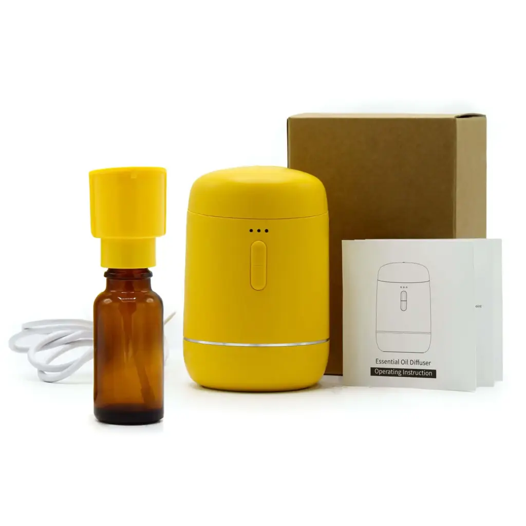 Essential Oil Diffuser Yellow – USB to C | www.artisangoods.co.uk 3