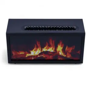 Flame Effect Aroma Diffuser with Birdsound – Black USB – Colour Change | www.artisangoods.co.uk 10