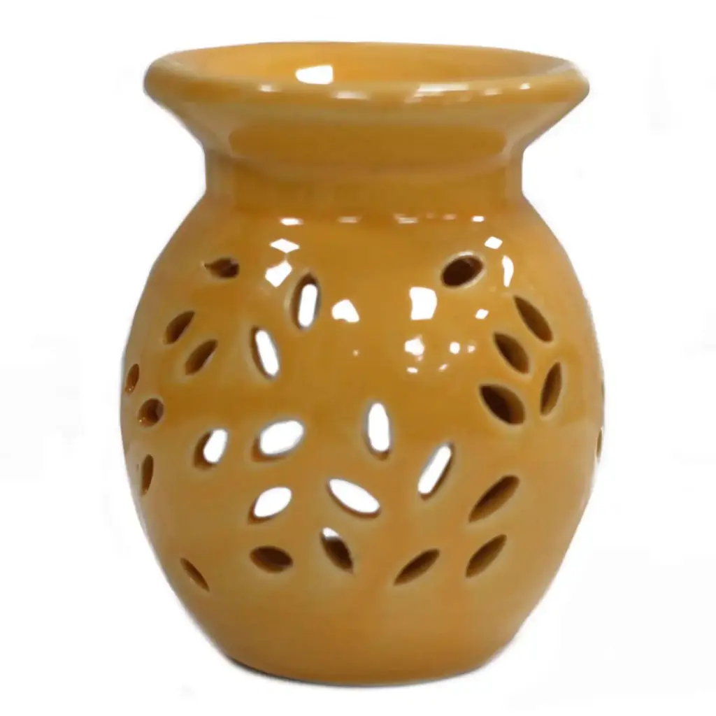 Floral Oil Burner -Yellow | www.artisangoods.co.uk 4 Floral Oil Burner -Yellow | www.artisangoods.co.uk 4