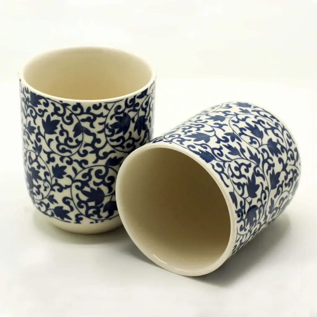 Herbal Tea Cups – Blue Pattern | www.artisangoods.co.uk 2 Herbal Tea Cups – Blue Pattern | www.artisangoods.co.uk 2