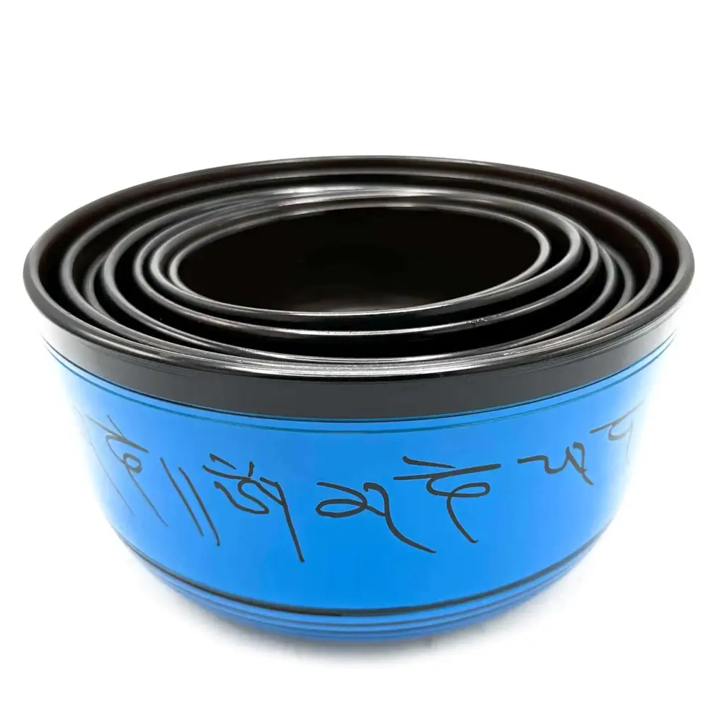 Large Chakra Set of Seven Singing Bowls (19.5-35cm) | www.artisangoods.co.uk 2