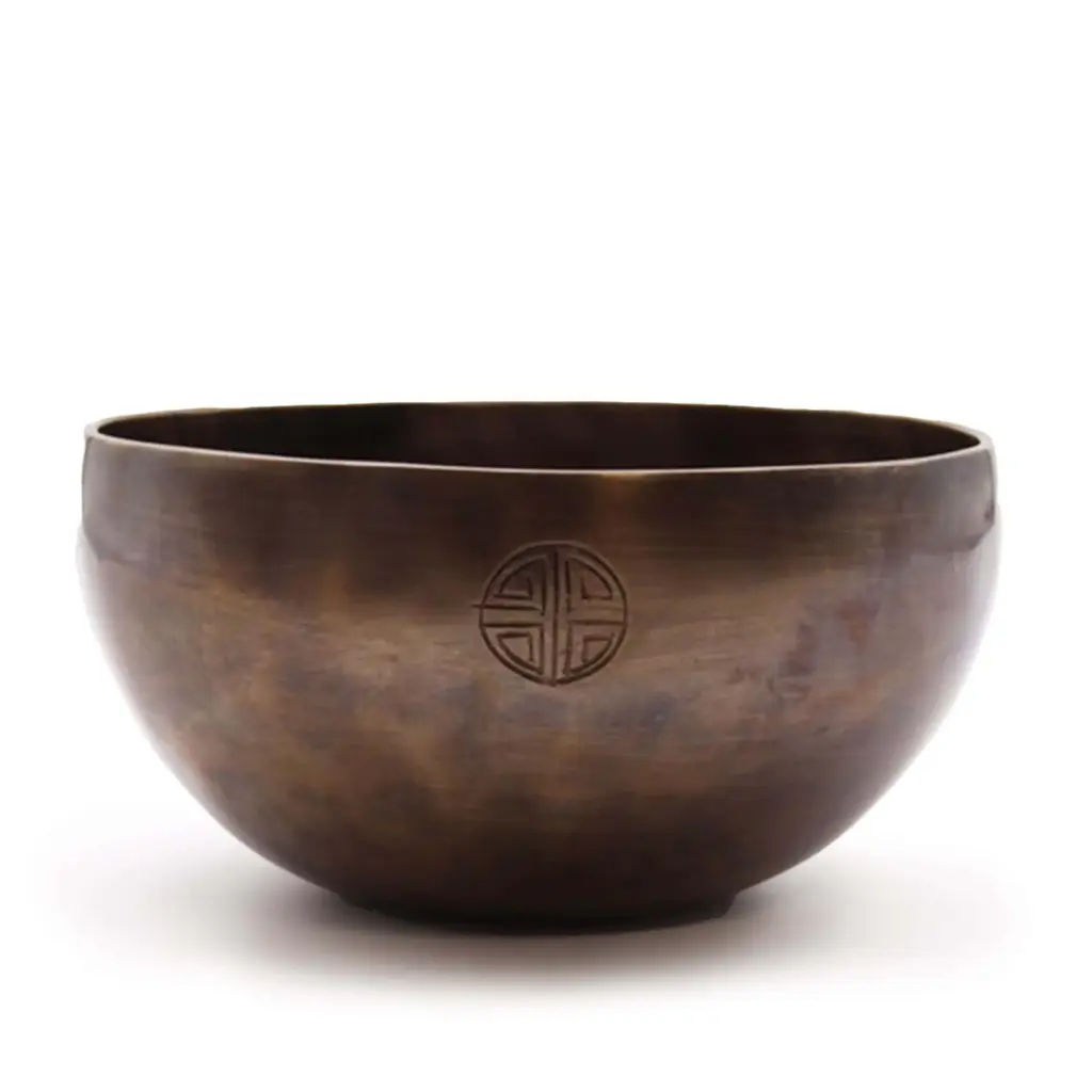 Large Indian Moon Phase Singing Bowl – (approx 850g) – 17cm | www.artisangoods.co.uk