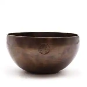 Large Indian Moon Phase Singing Bowl – (approx 850g) – 17cm | www.artisangoods.co.uk 1