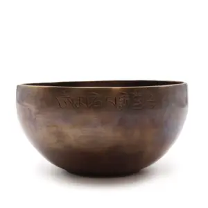 Large Indian Moon Phase Singing Bowl – (approx 850g) – 17cm | www.artisangoods.co.uk 2