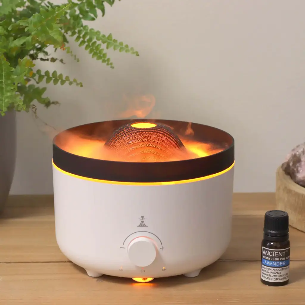 Large Volcano Effect Aroma Diffuser (plug) Two Colours – 560ml | www.artisangoods.co.uk