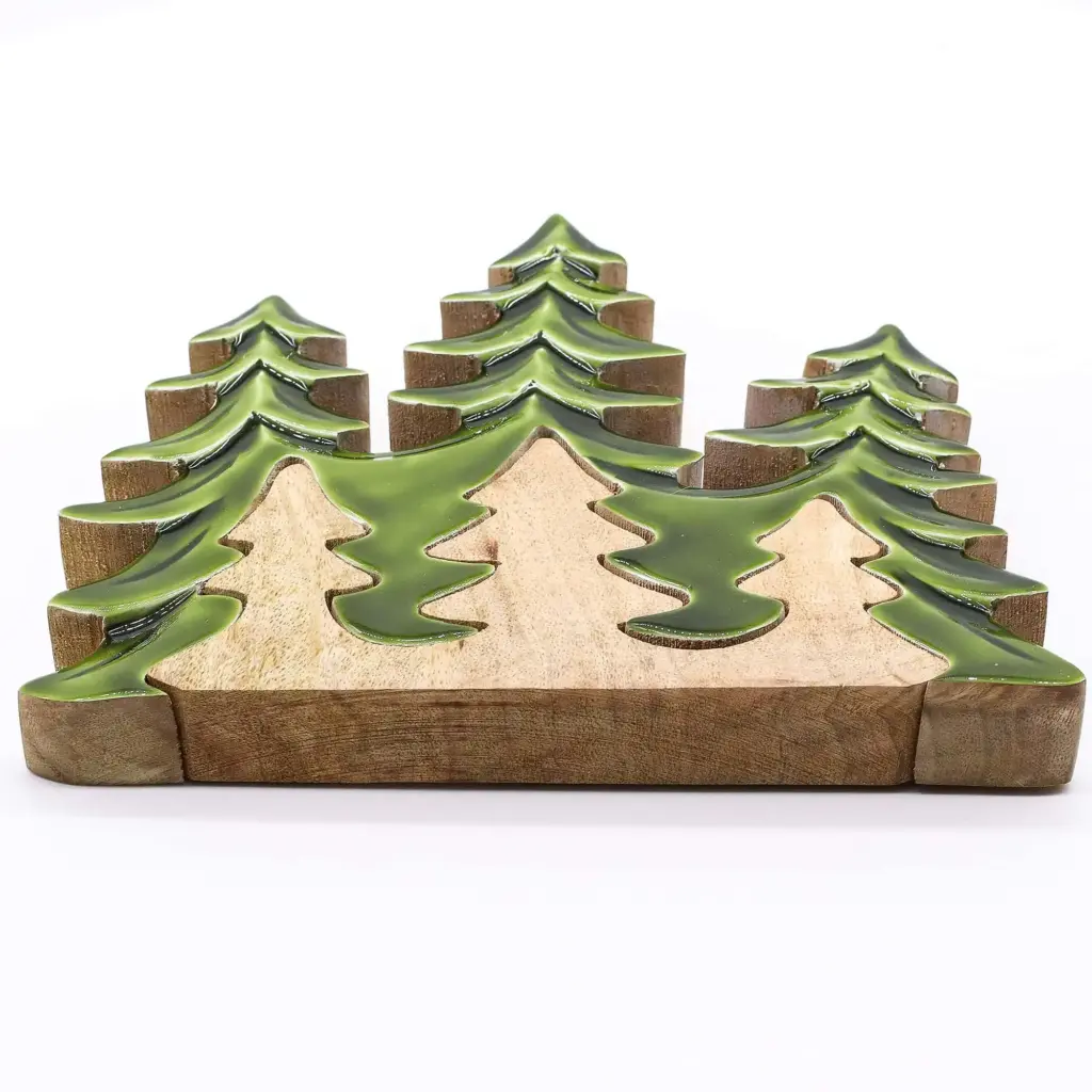 Lost in the Forrest – Three Trees 3D Wooden Decoration – 20x23cm | www.artisangoods.co.uk 10