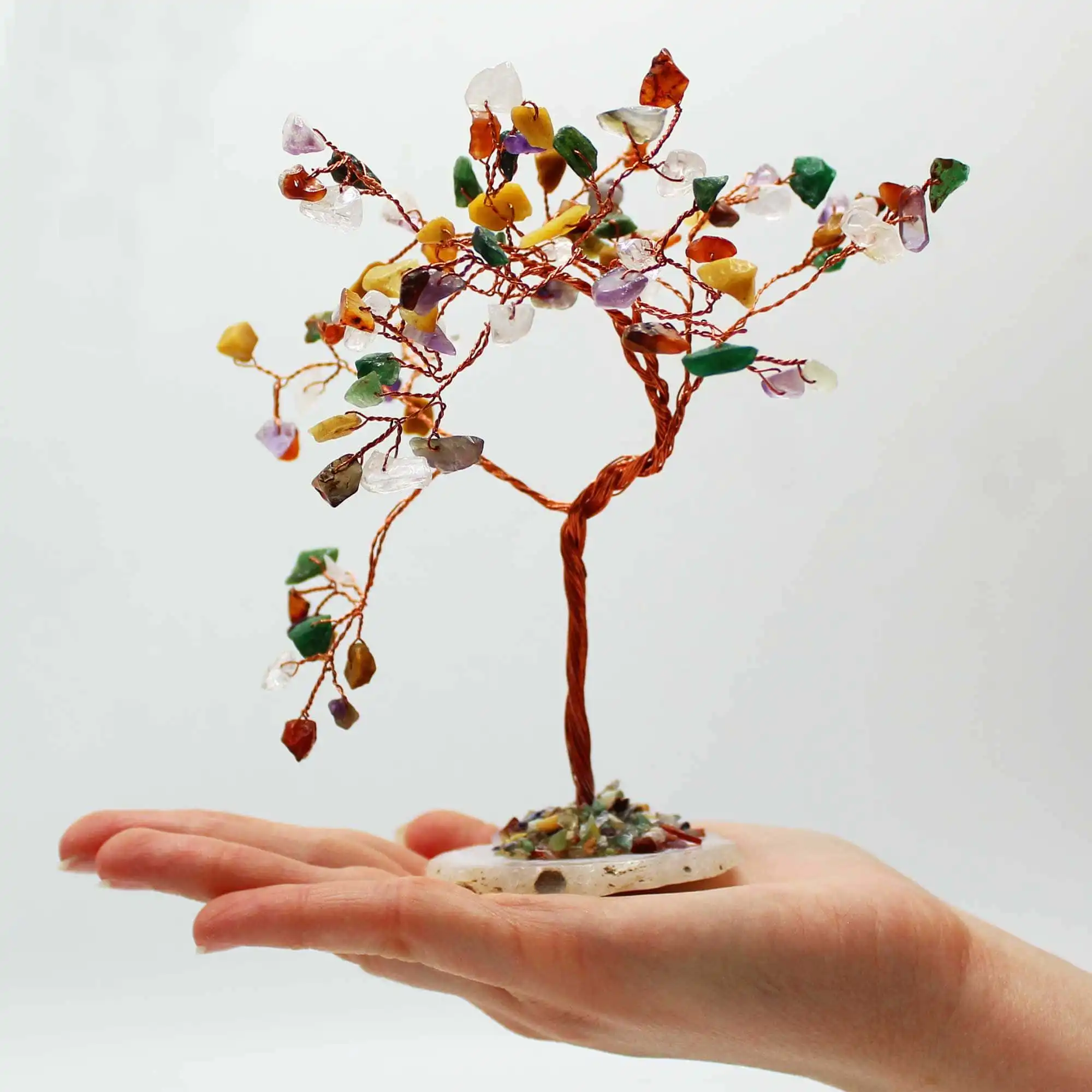 Lrg Gemstone Tree – Multi Stones on Natural Agate Base (100 stones) | www.artisangoods.co.uk 4 Lrg Gemstone Tree – Multi Stones on Natural Agate Base (100 stones) | www.artisangoods.co.uk 3