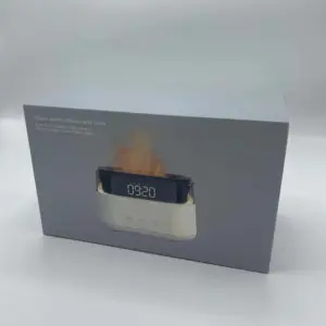 Modern Aroma Diffuser – Led Clock – USB-C – Flame Effect | www.artisangoods.co.uk 3