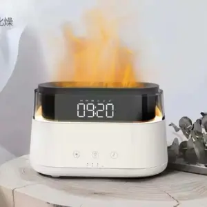 Modern Aroma Diffuser – Led Clock – USB-C – Flame Effect | www.artisangoods.co.uk 2