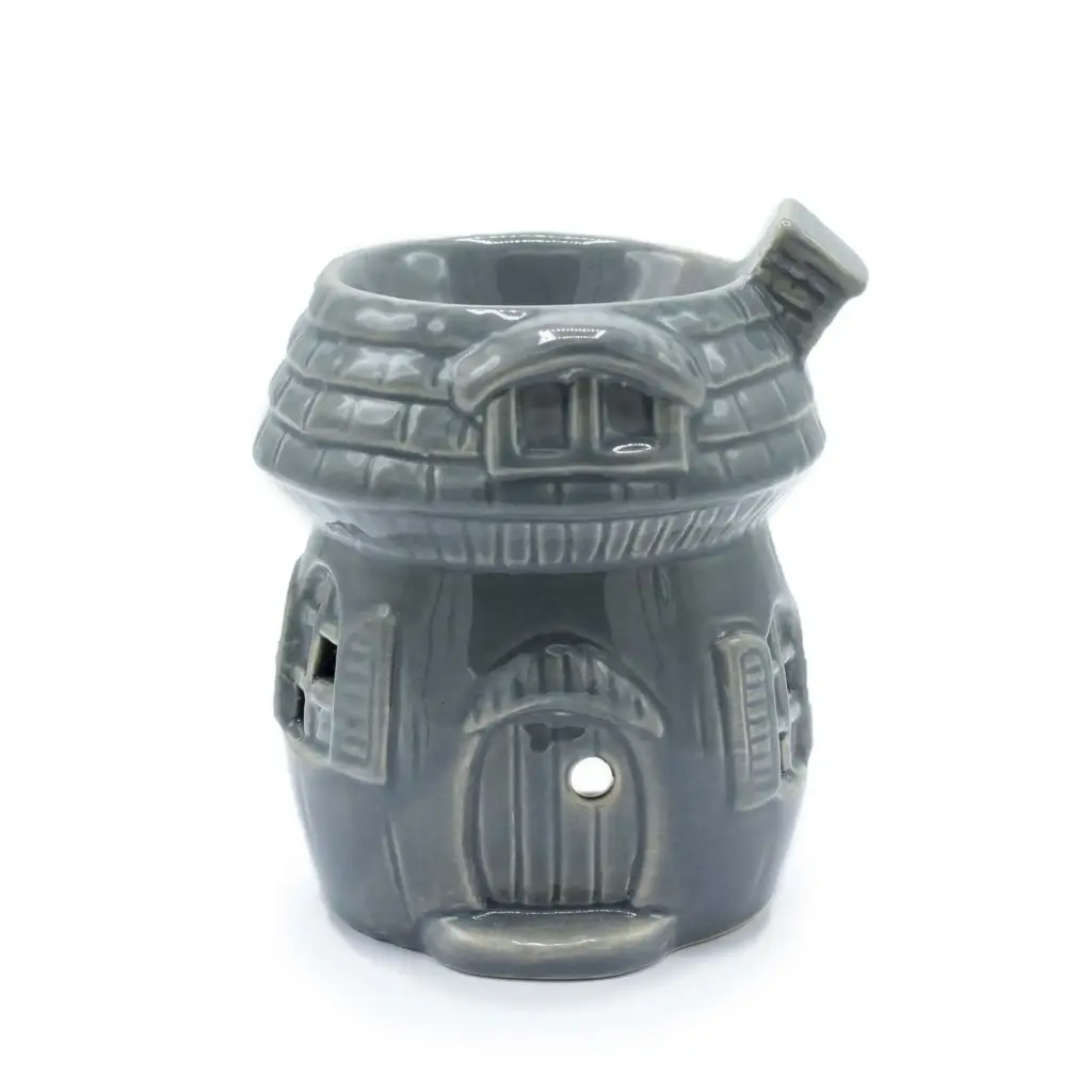 Mushroom House Oil Burner – Grey | www.artisangoods.co.uk