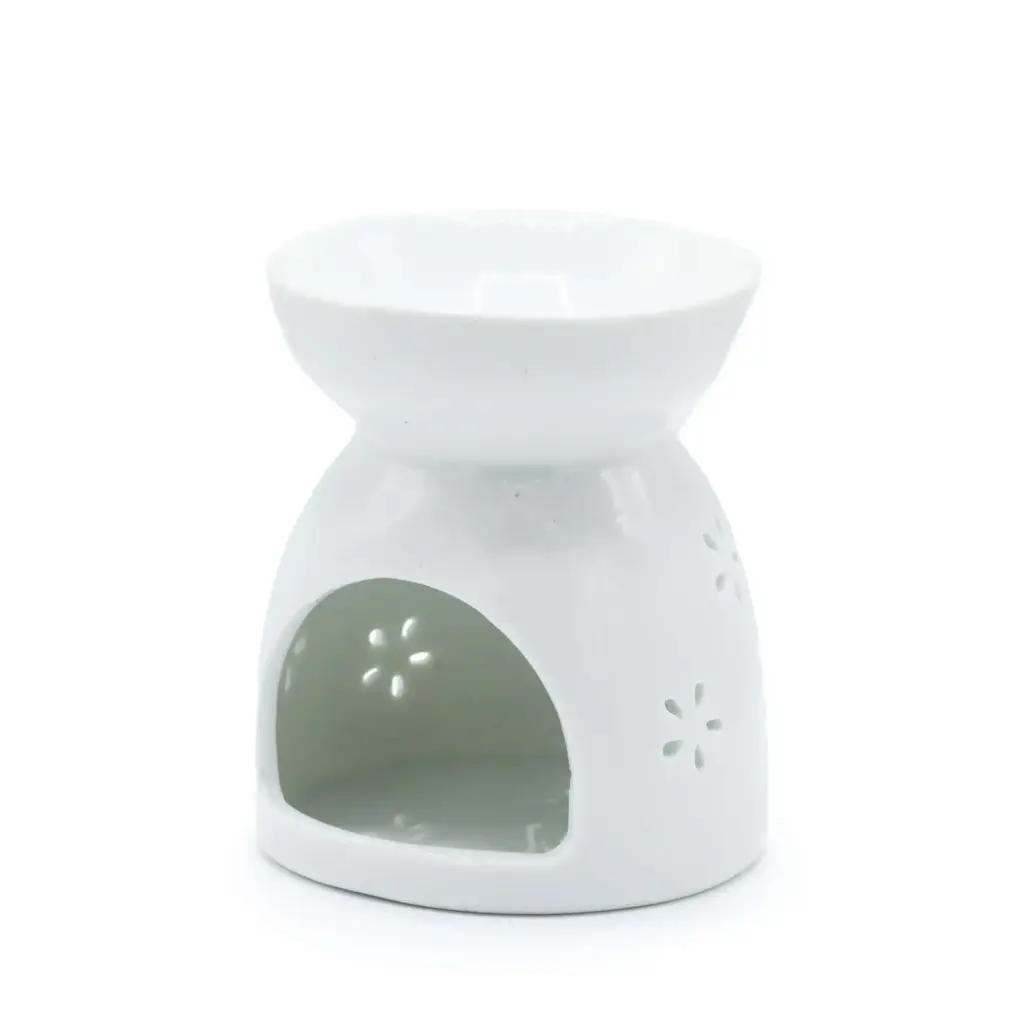 Oil Burner Buddha Cut Out- White | www.artisangoods.co.uk 2