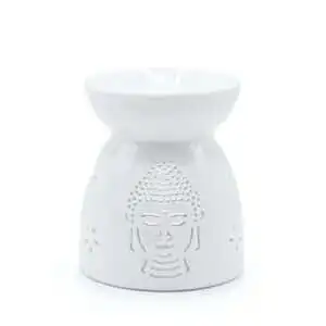 Oil Burner Buddha Cut Out- White | www.artisangoods.co.uk 1