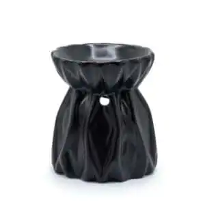Oil Burner Geometric – Black | www.artisangoods.co.uk 1