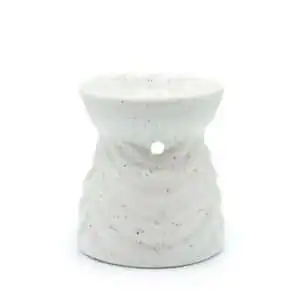Oil Burner Geometric – Ivory | www.artisangoods.co.uk 1