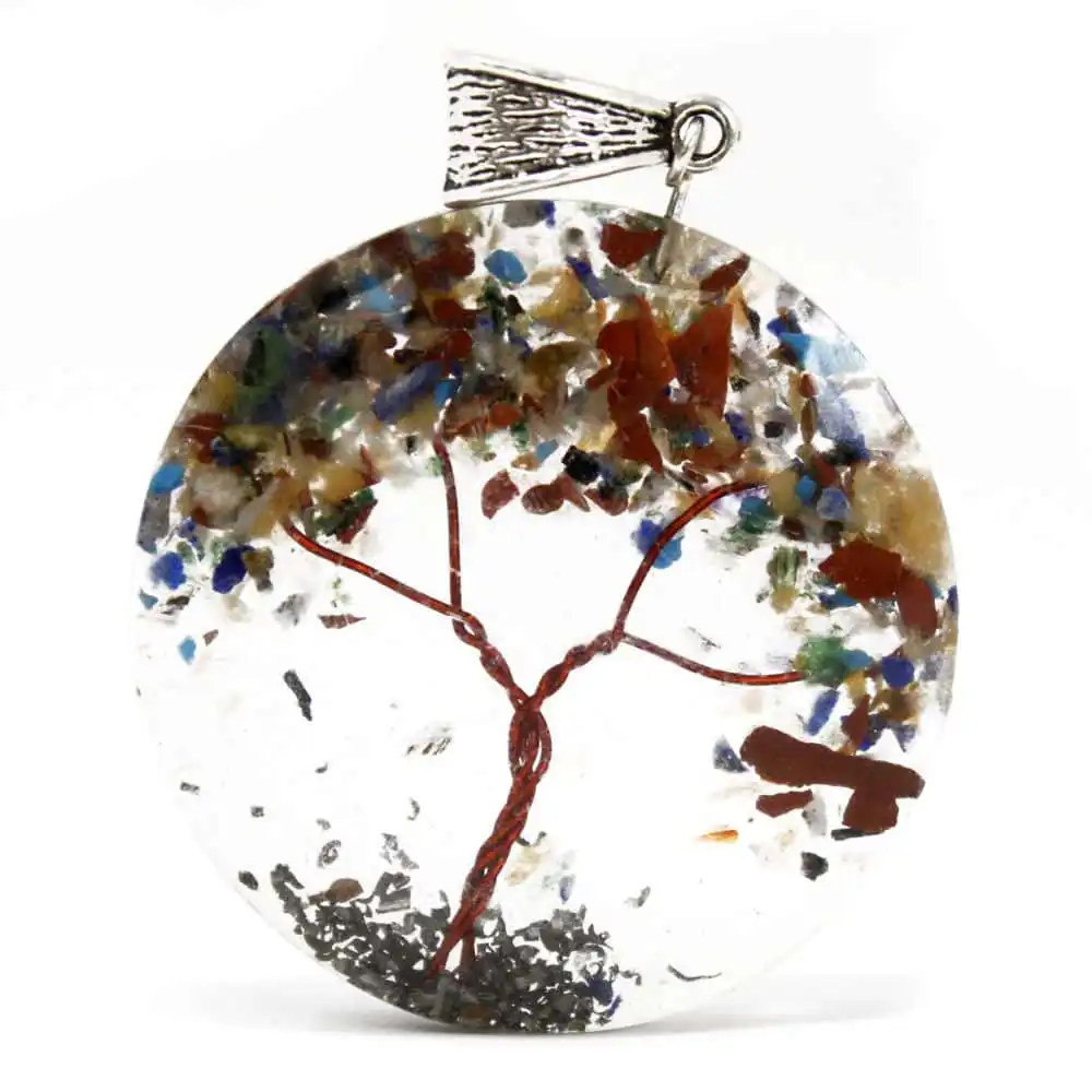 Orgonite Power Pendant – Round Amethyst Tree (mix) | www.artisangoods.co.uk 2 Orgonite Power Pendant – Round Amethyst Tree (mix) | www.artisangoods.co.uk 1