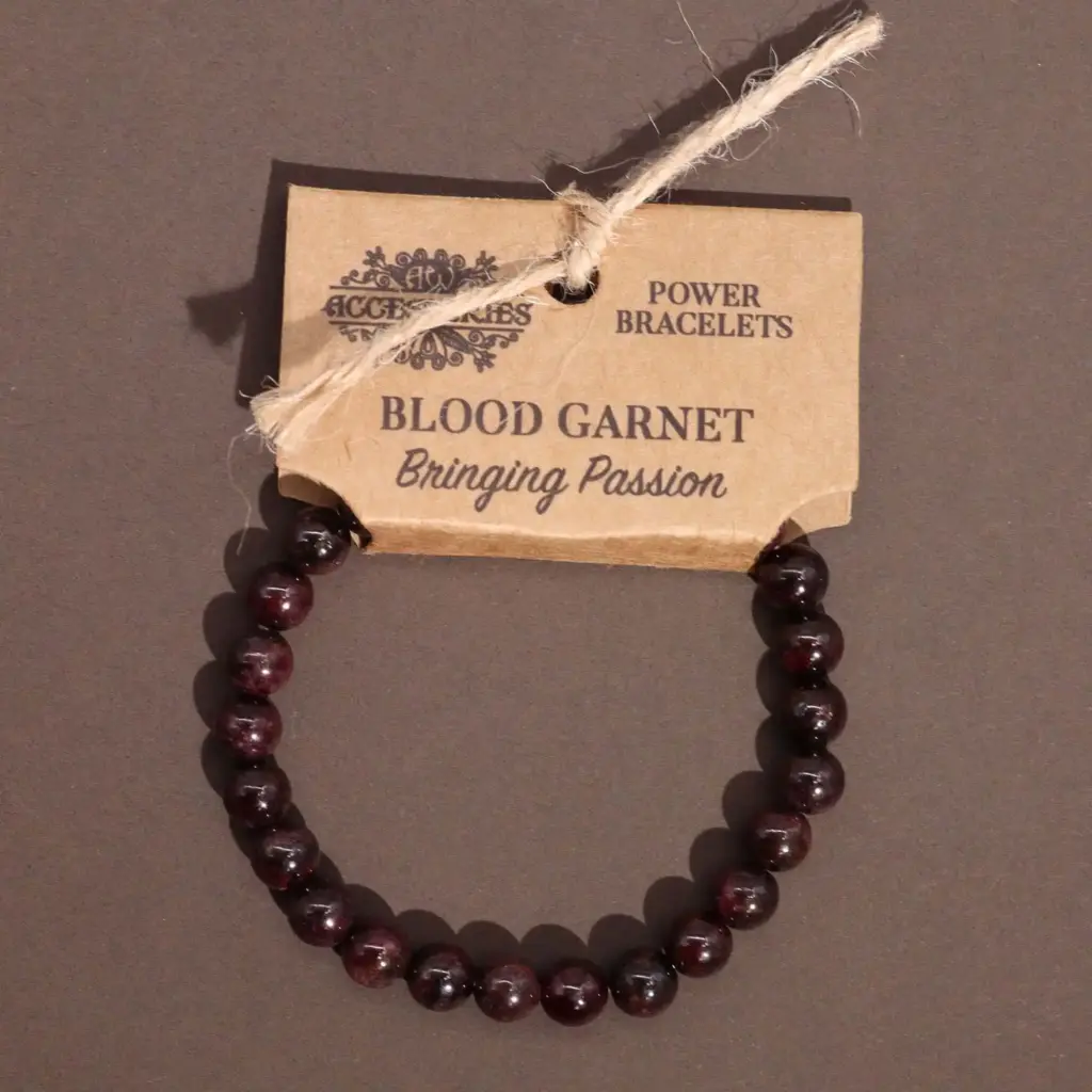 Power Bracelet – Blood Garnet | www.artisangoods.co.uk 3 Power Bracelet – Blood Garnet | www.artisangoods.co.uk 3