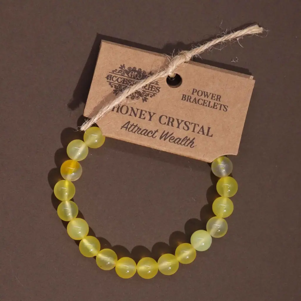 Power Bracelet – Honey Crystal | www.artisangoods.co.uk 3