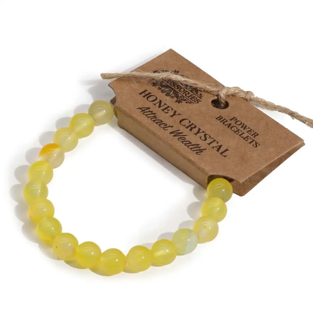 Power Bracelet – Honey Crystal | www.artisangoods.co.uk