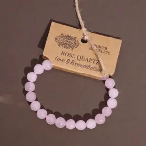 Power Bracelet – Rose Quartz | www.artisangoods.co.uk 3
