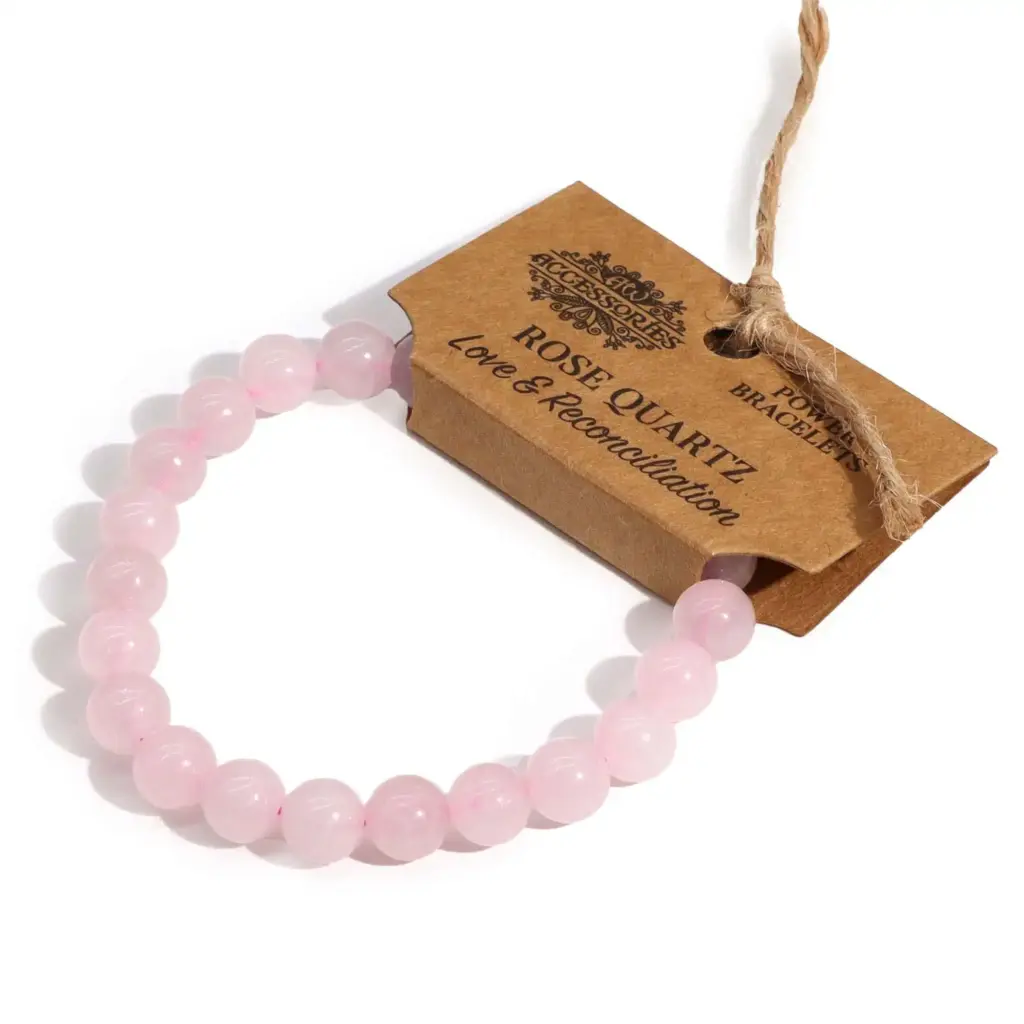 Power Bracelet – Rose Quartz | www.artisangoods.co.uk